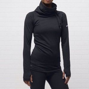 Nike Pro Hyperwarm DRI-FIT Long Sleeve Drawstring Running Turtleneck